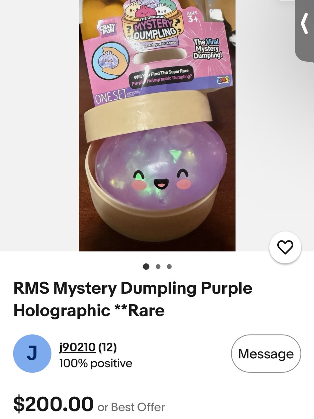 LOW START π¦ ππΈNEW β’ VIRAL Rare Authentic RMS Mystery Dumplings (CHOOSE ONE)ππΈπ¦ - Picture 4 of 12